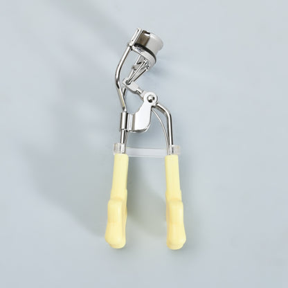 Mumuso Yellow Eyelash Curler with Star-Shaped Handle- Cute Panda