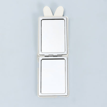 Mumuso Sweet Bear Folding Makeup Mirror- Beige