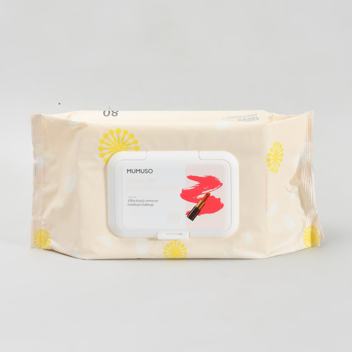Facial Cleansing Wipes - Makeup Remover (80 Count)