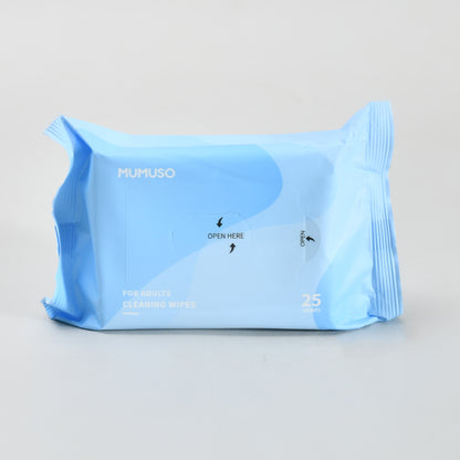 Cleansing Wipes for Adults - Set of 4 (25 sheets each)