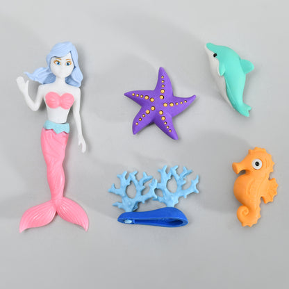 Giftable Dreamy Mermaid Erasers Set