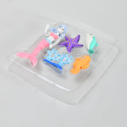 Giftable Dreamy Mermaid Erasers Set