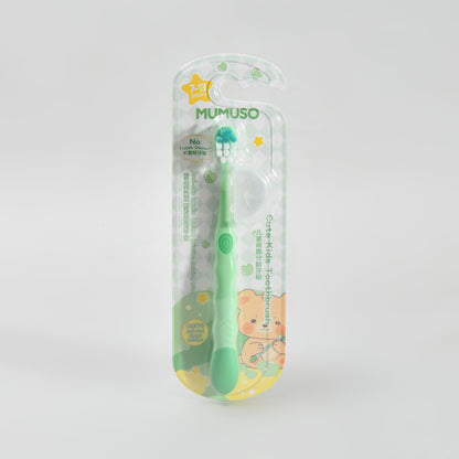 Kids Toothbrush for Ages 7-13 Years - Green