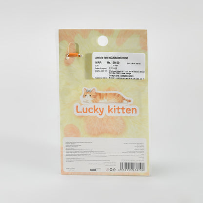 Mumuso Cute Cat Acrylic Pendant &amp; Sticky Notes Set