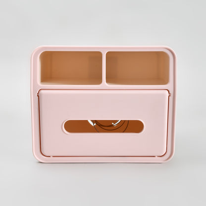 Mumuso  Ultra Cute Little House Multifunctional Tissue Box- Pink &amp; Blue