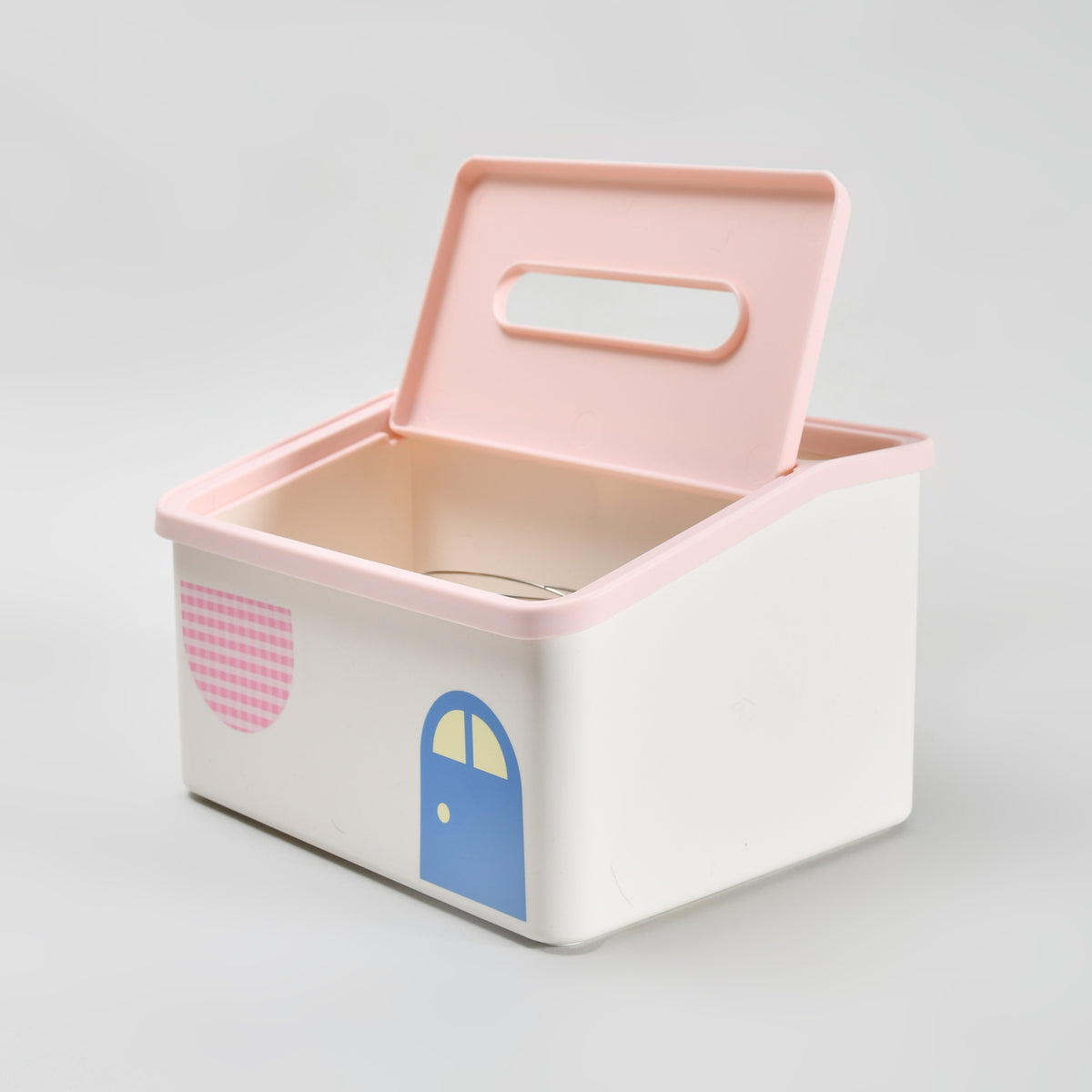 Mumuso  Ultra Cute Little House Multifunctional Tissue Box- Pink &amp; Blue