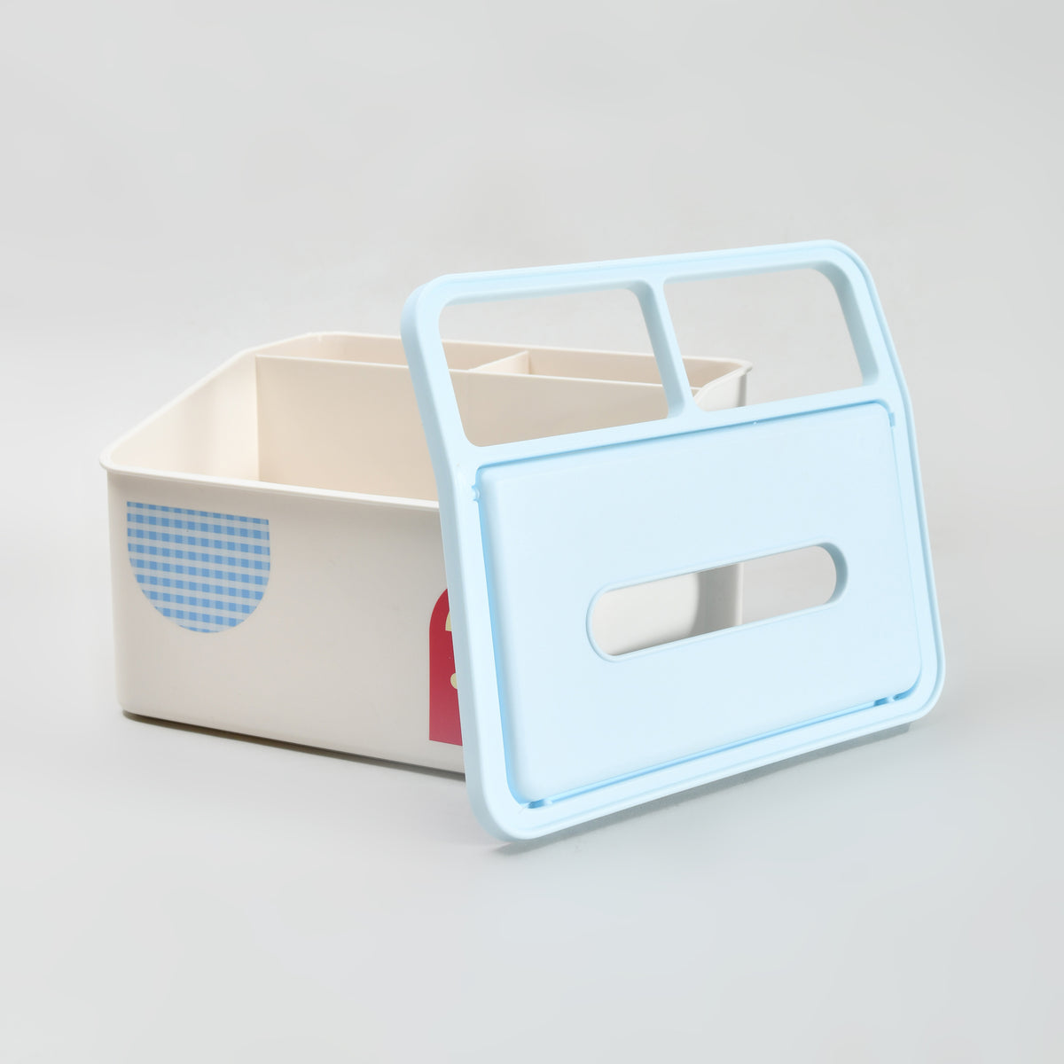 Mumuso  Ultra Cute Little House Multifunctional Tissue Box- Pink &amp; Blue