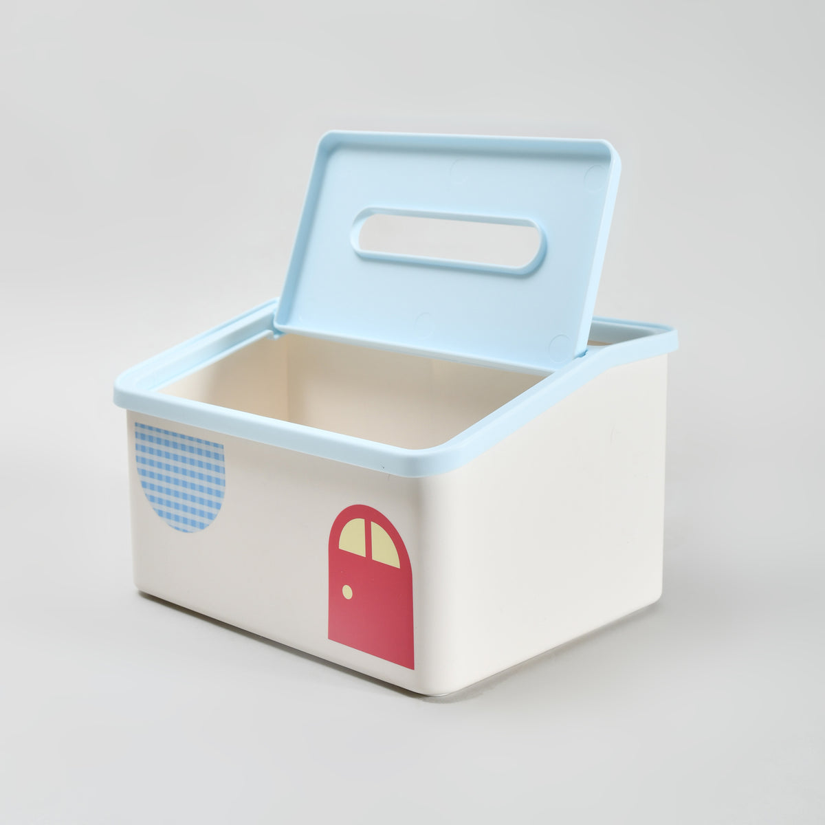Mumuso  Ultra Cute Little House Multifunctional Tissue Box- Pink &amp; Blue