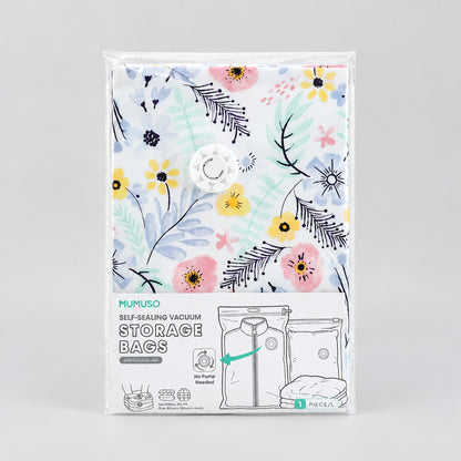 Self-Sealing Vacuum Storage Bag - Floral - view 2