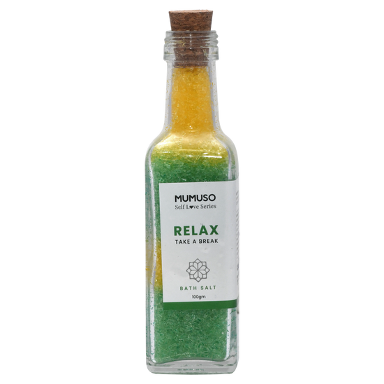 Mumuso Self Love Series Bath Salt - Relax Take a Break/100 gm Mumuso