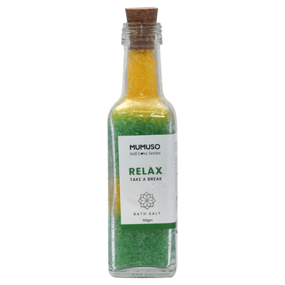 Mumuso Self Love Series Bath Salt - Relax Take a Break/100 gm Mumuso