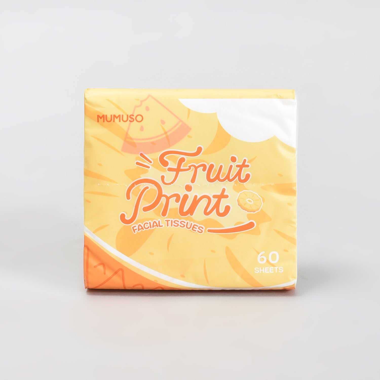 Fruit Print Facial Tissues- 60 Sheets