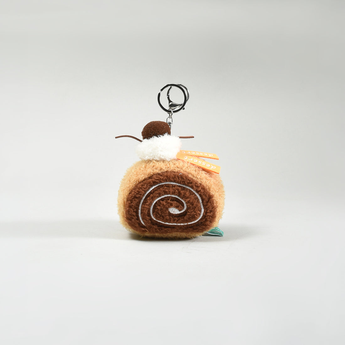 So Tasty Mumuso Swiss Roll Key Chain- Brown