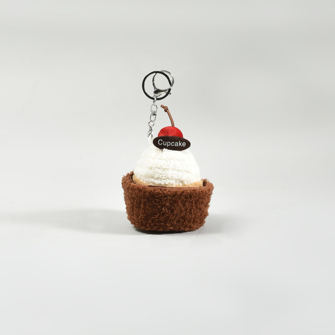 Velvety Cupcake Plush Keychain
