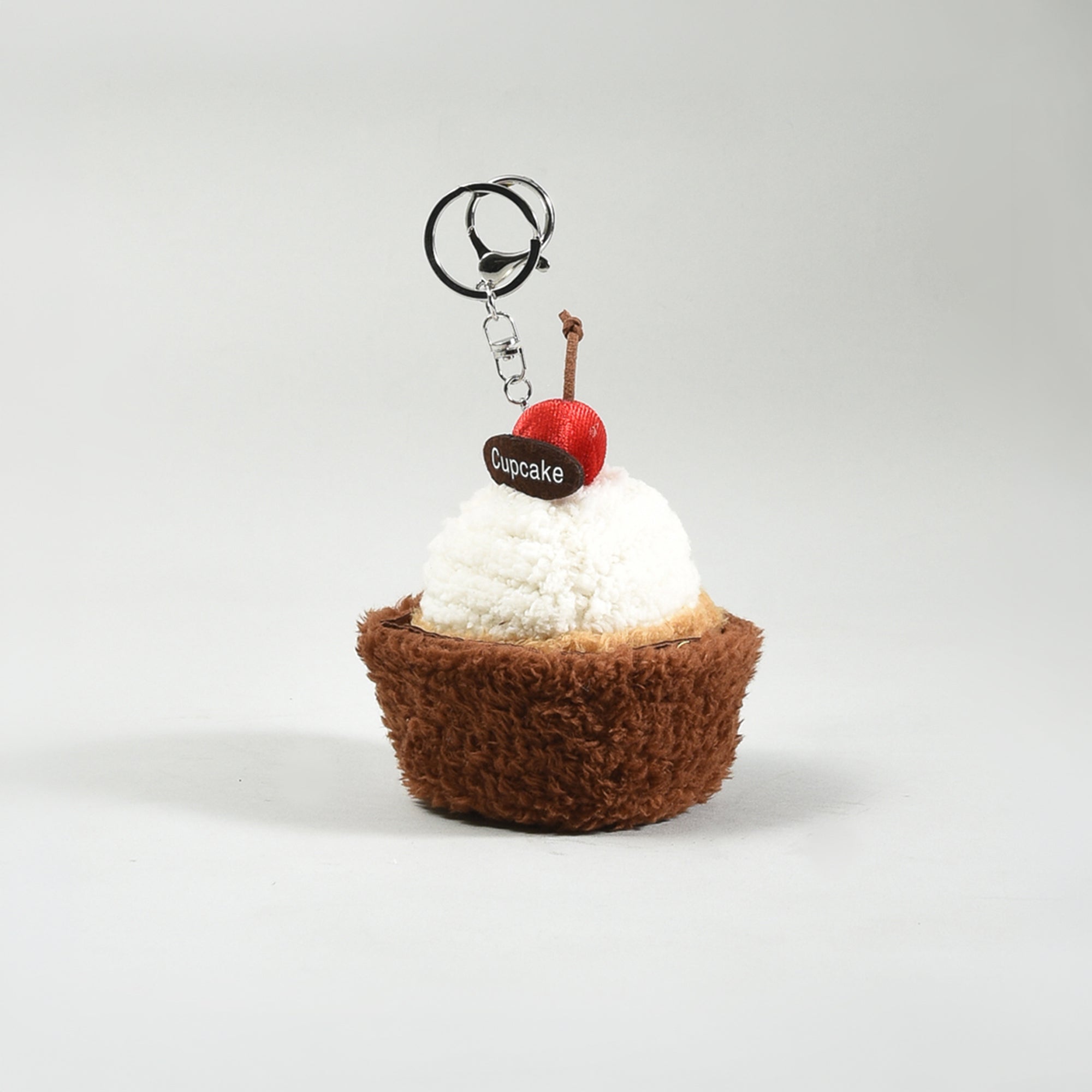 Velvety Cupcake Plush Keychain