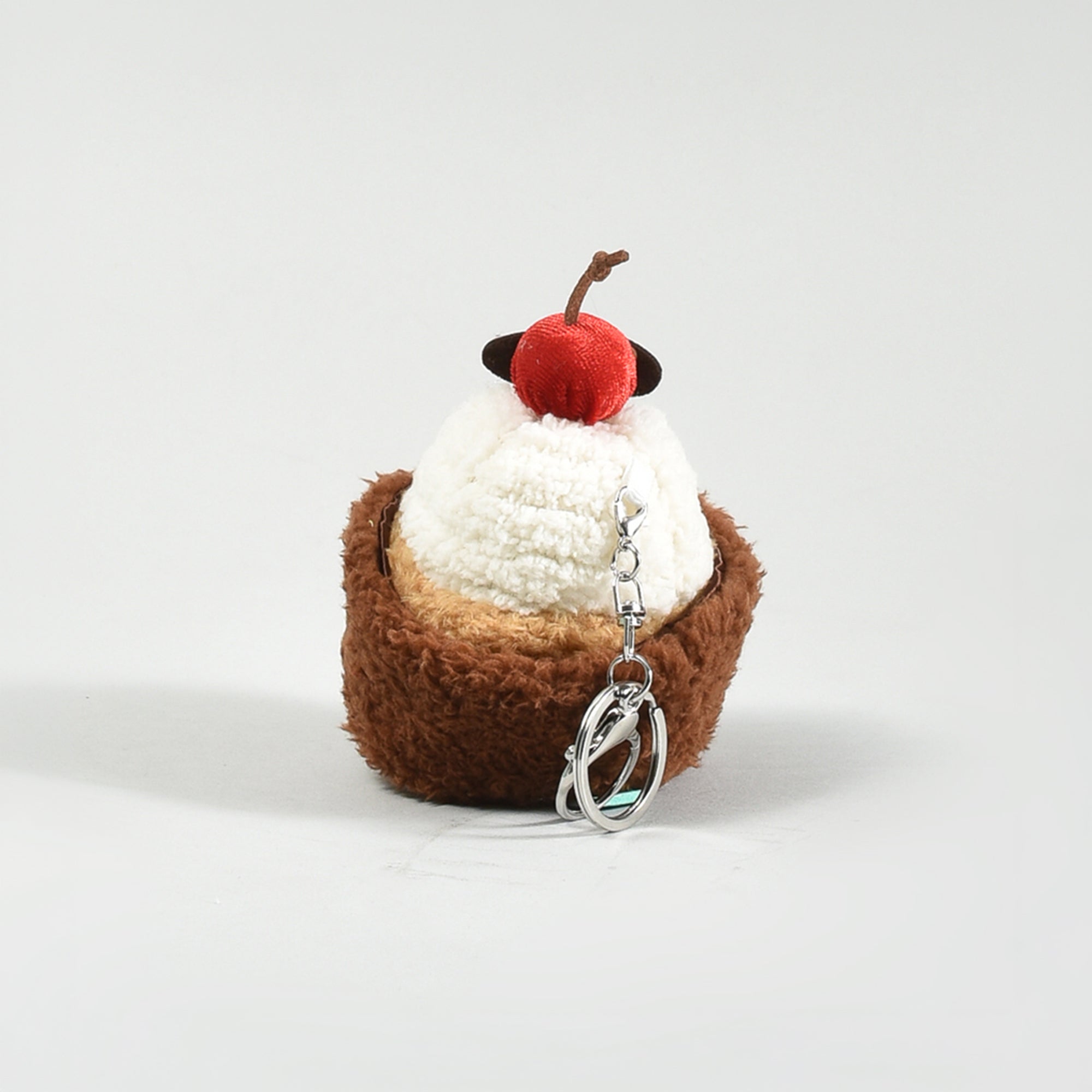 Velvety Cupcake Plush Keychain