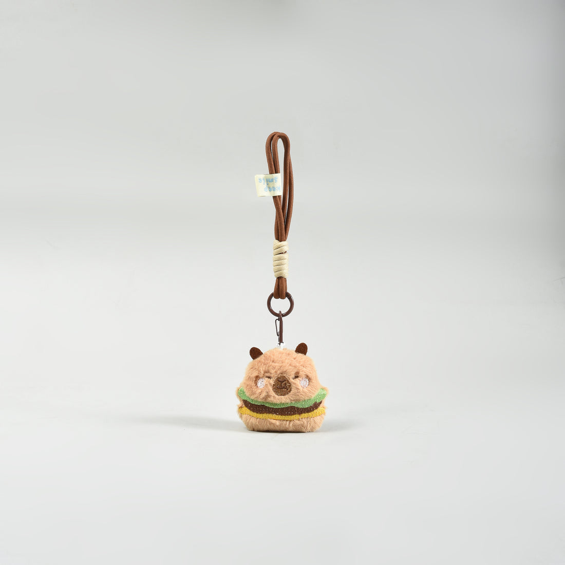 Capybara Wristlet Plush Keychain