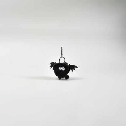 Adorable Black Bat Plush Keychain