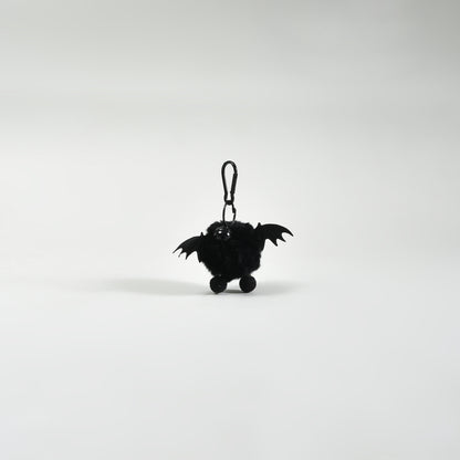 Adorable Black Bat Plush Keychain
