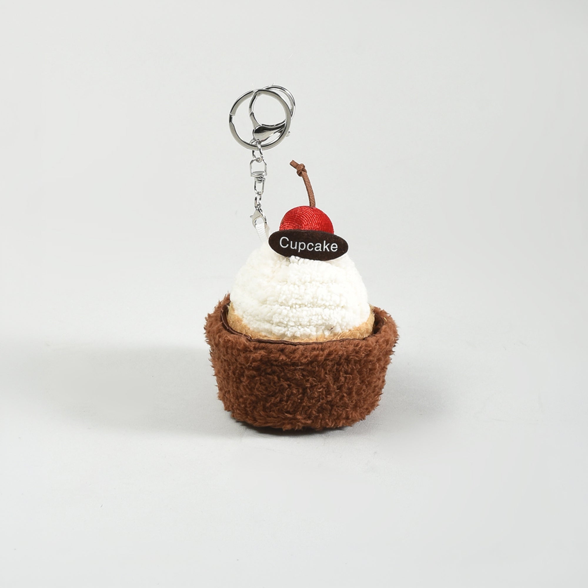 Velvety Cupcake Plush Keychain