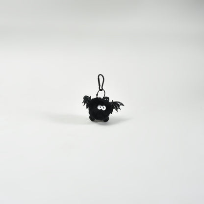 Adorable Black Bat Plush Keychain