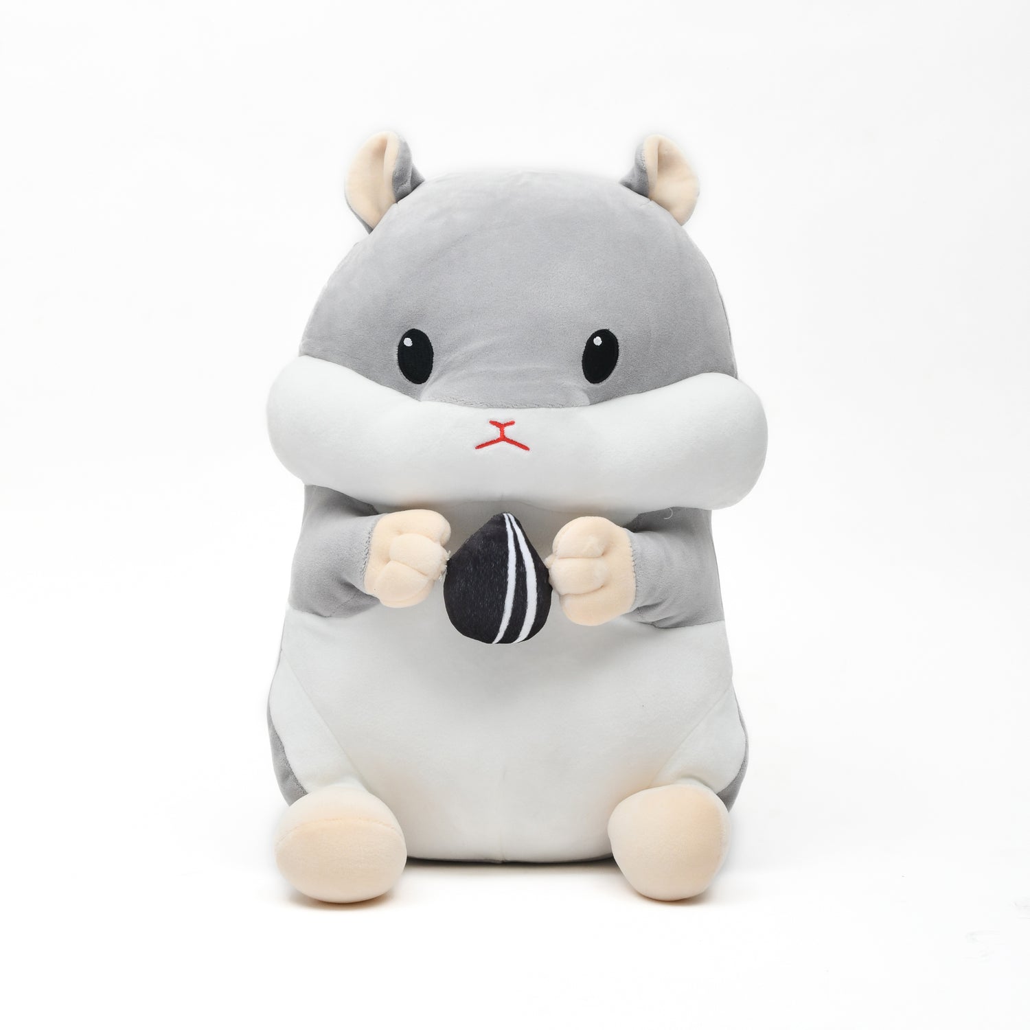 Cute Hamster Handwarmer Pillow- Beige and Gray