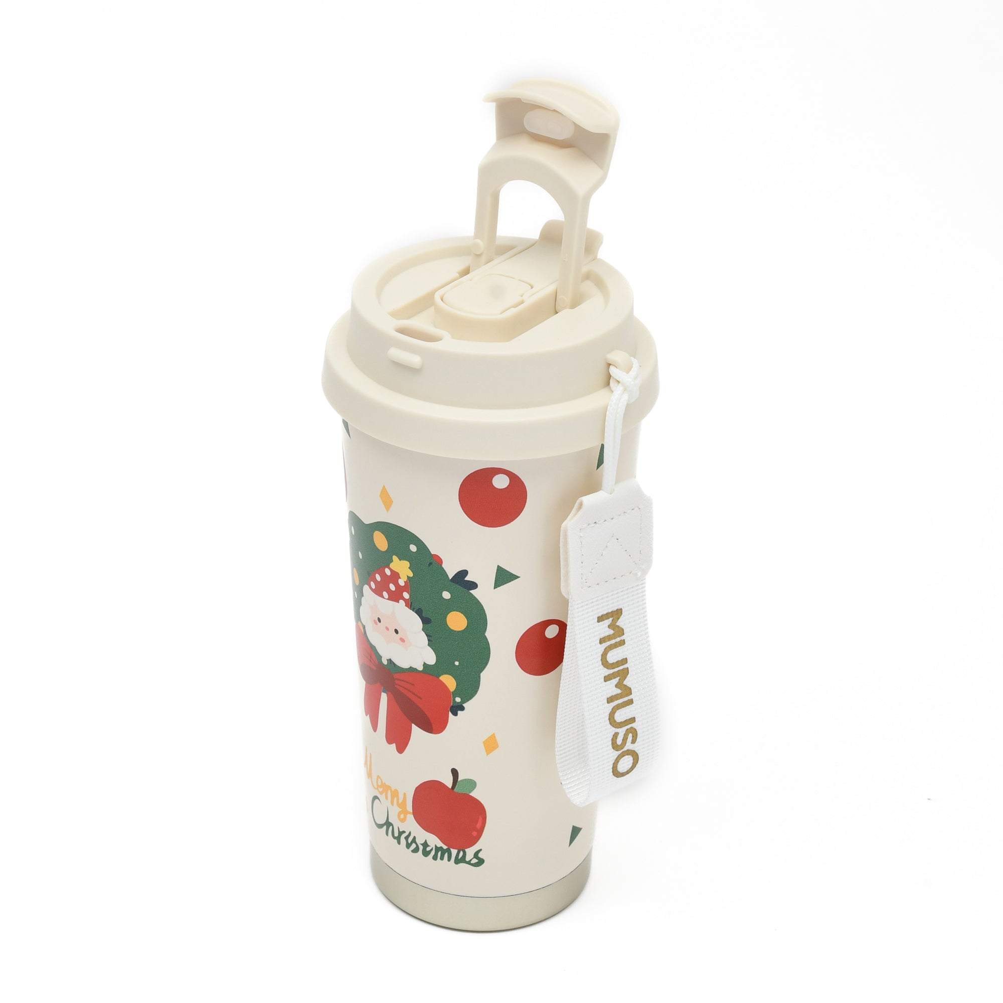 Christmas Dual-Use Insulated Coffee Tumbler (Santa Claus/500 mL)
