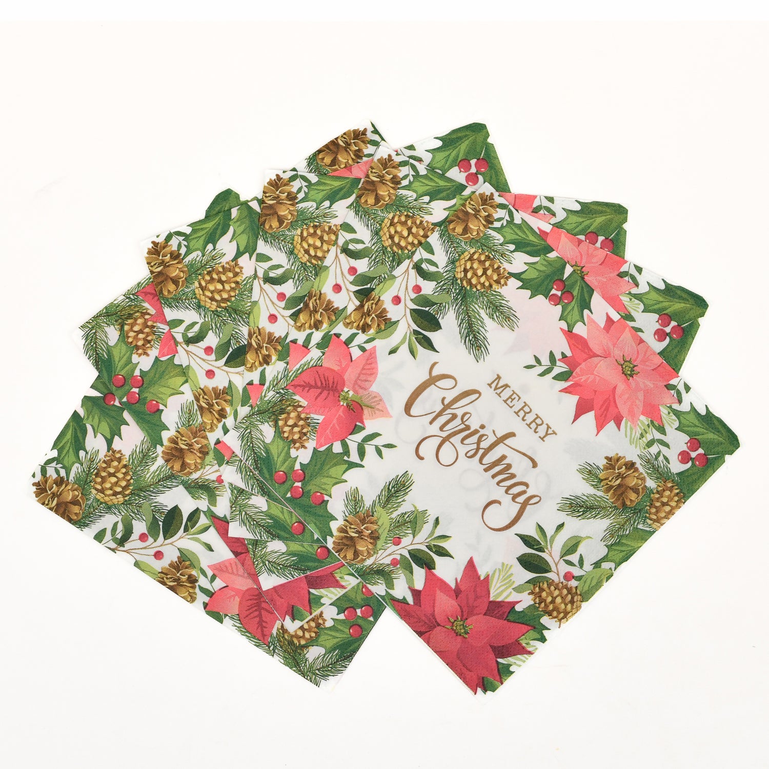 Mumuso Festive Christmas Napkins| Pack of 20