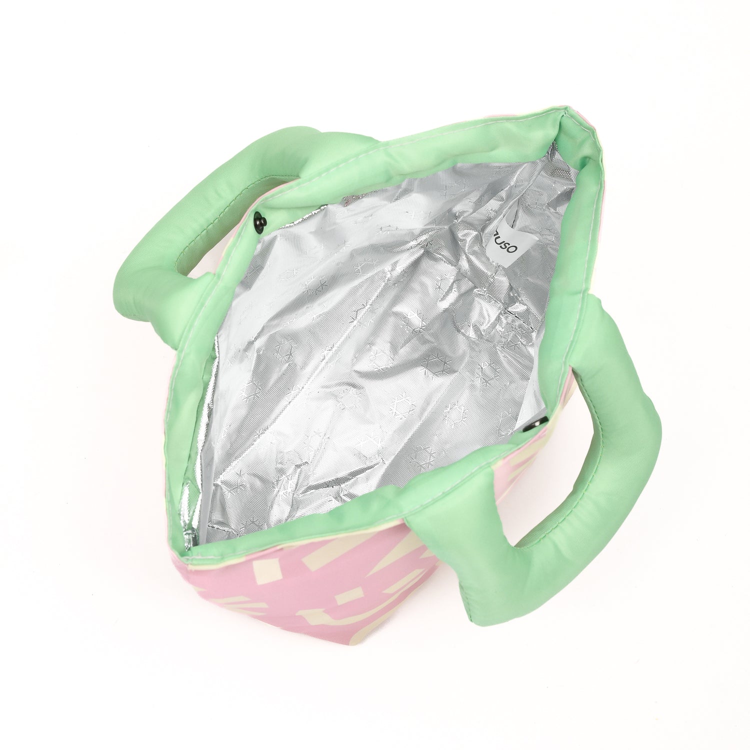 Colourful Cartoon Lunch Bag- Pink/Purple