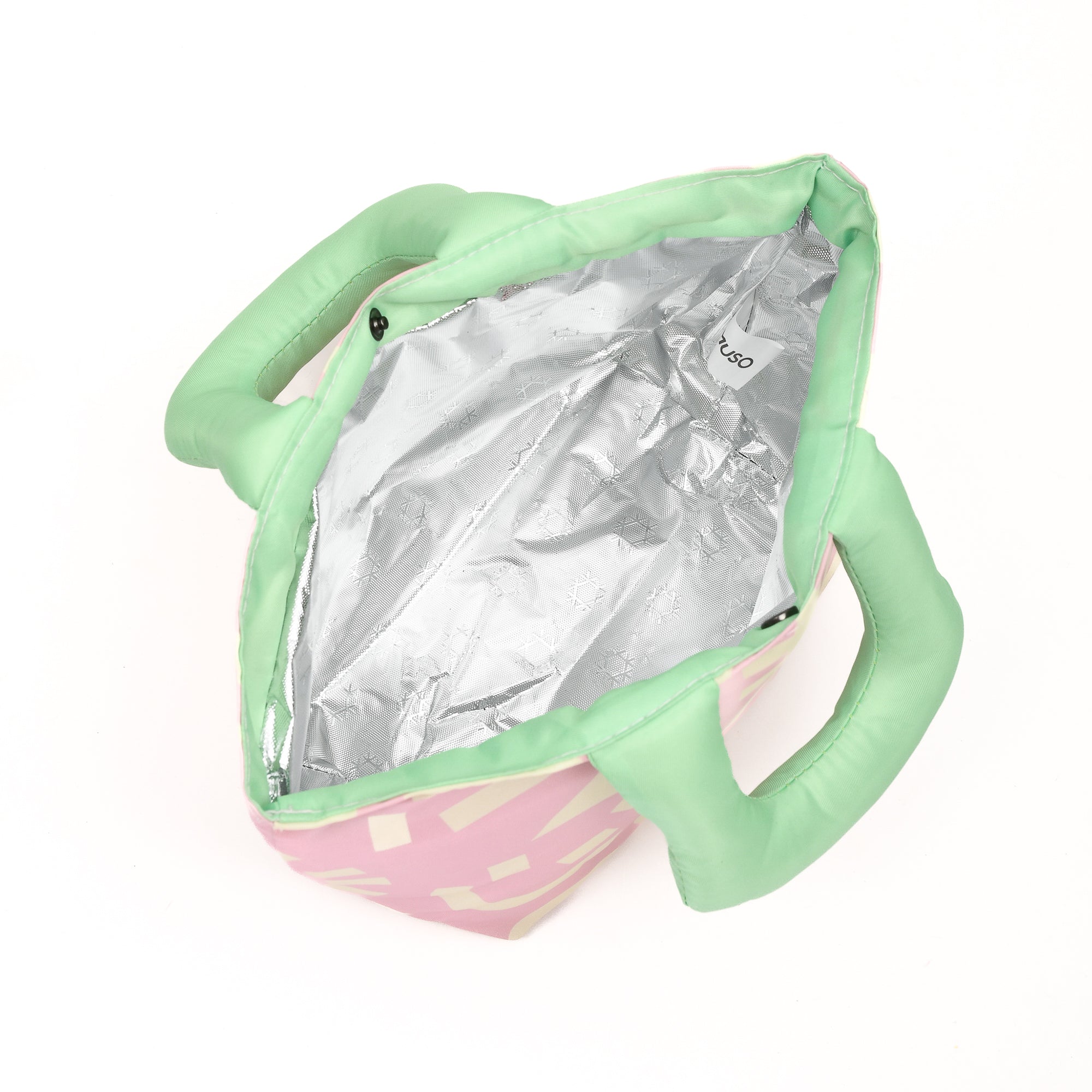 Colourful Cartoon Lunch Bag- Pink/Purple