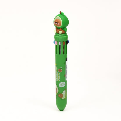 Avocado 10-In-1 Retractable Ballpoint Pen