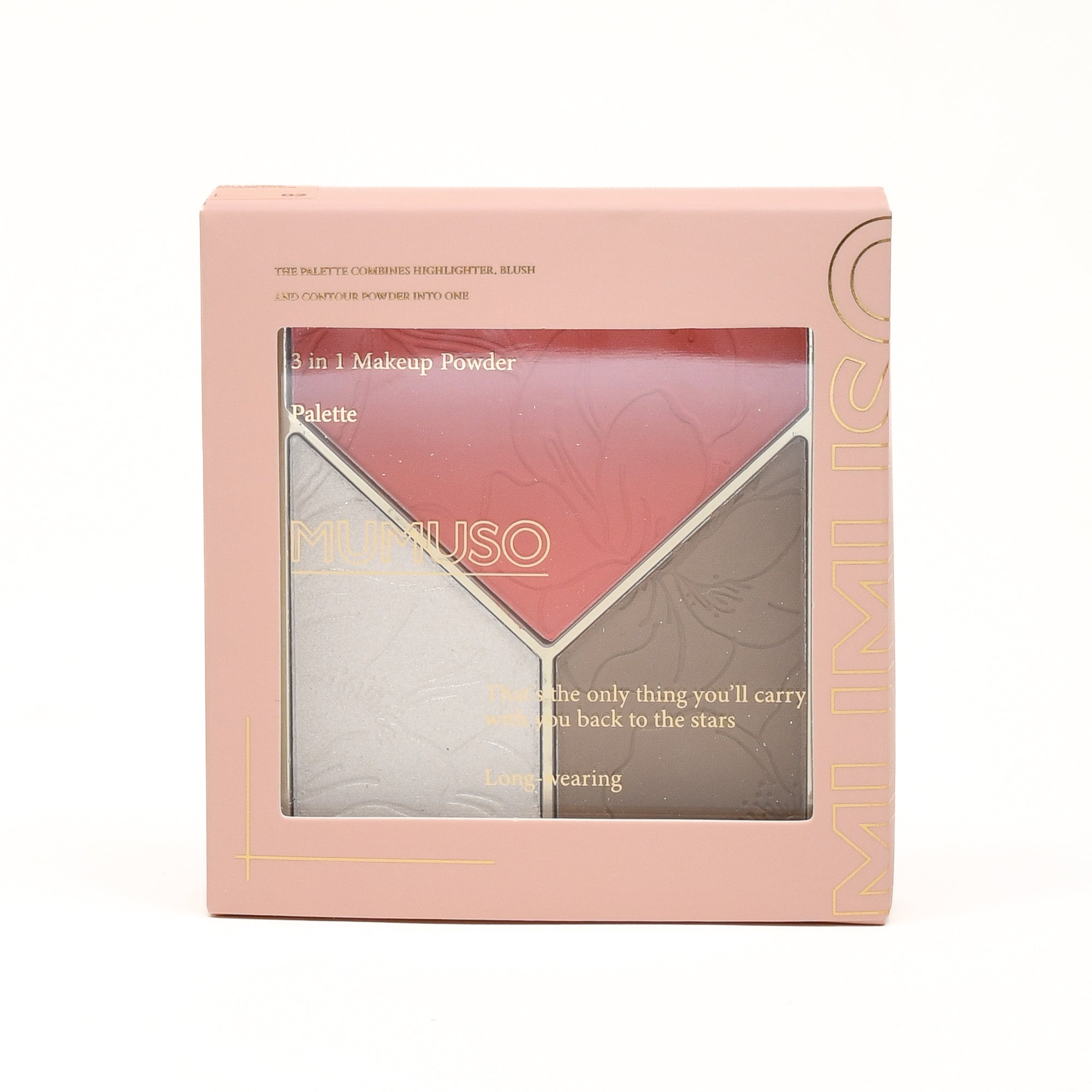 MUMUSO 3-in-1 Sculpt &amp; Glow Makeup Palette ( Blush, contour, highlighter)