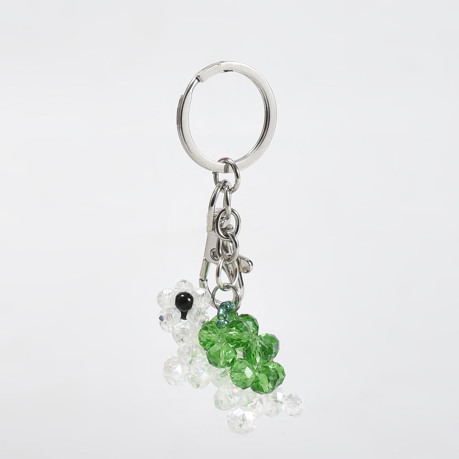 Mumuso Dazzling Crystal Keychain — Turtle