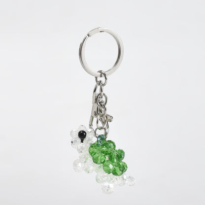 Mumuso Dazzling Crystal Keychain — Turtle