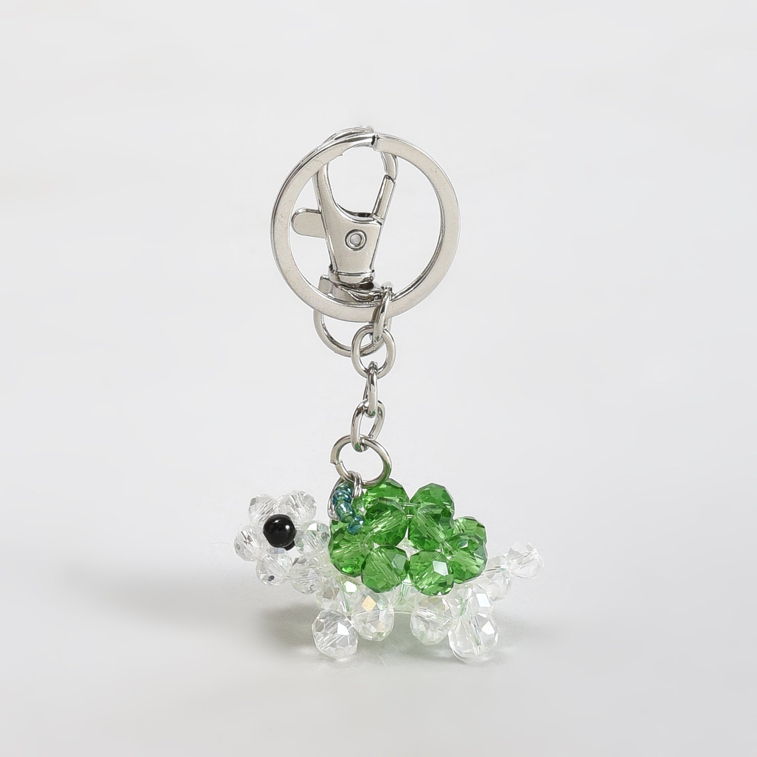 Mumuso Dazzling Crystal Keychain — Turtle