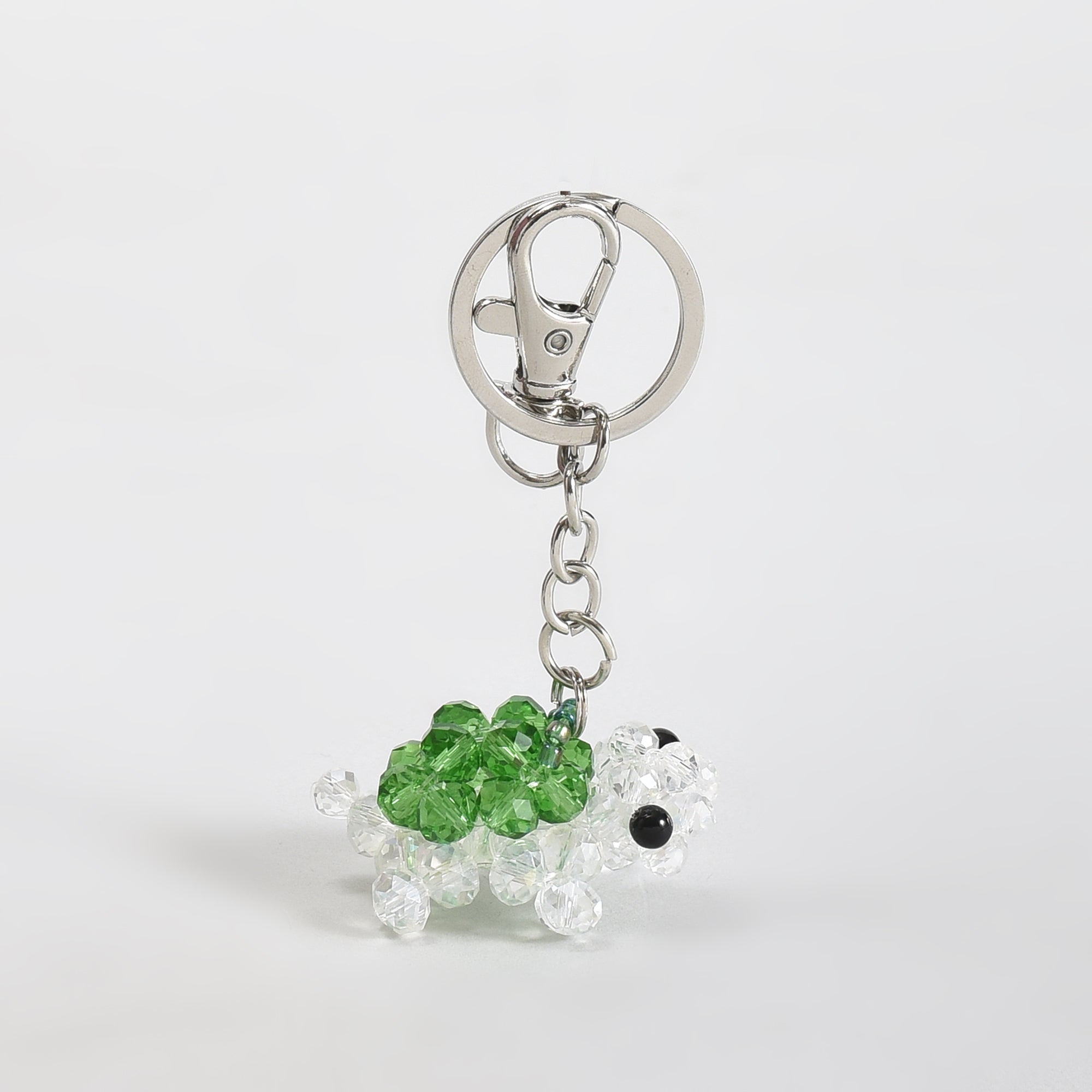 Mumuso Dazzling Crystal Keychain — Turtle