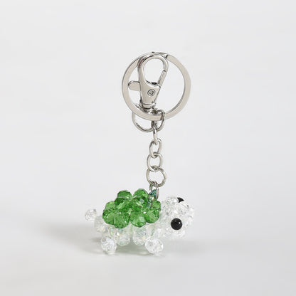 Mumuso Dazzling Crystal Keychain — Turtle