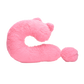 Plushy Pink Cat Neck Pillow