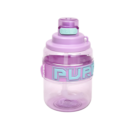 Portable Water Bottle with Straw