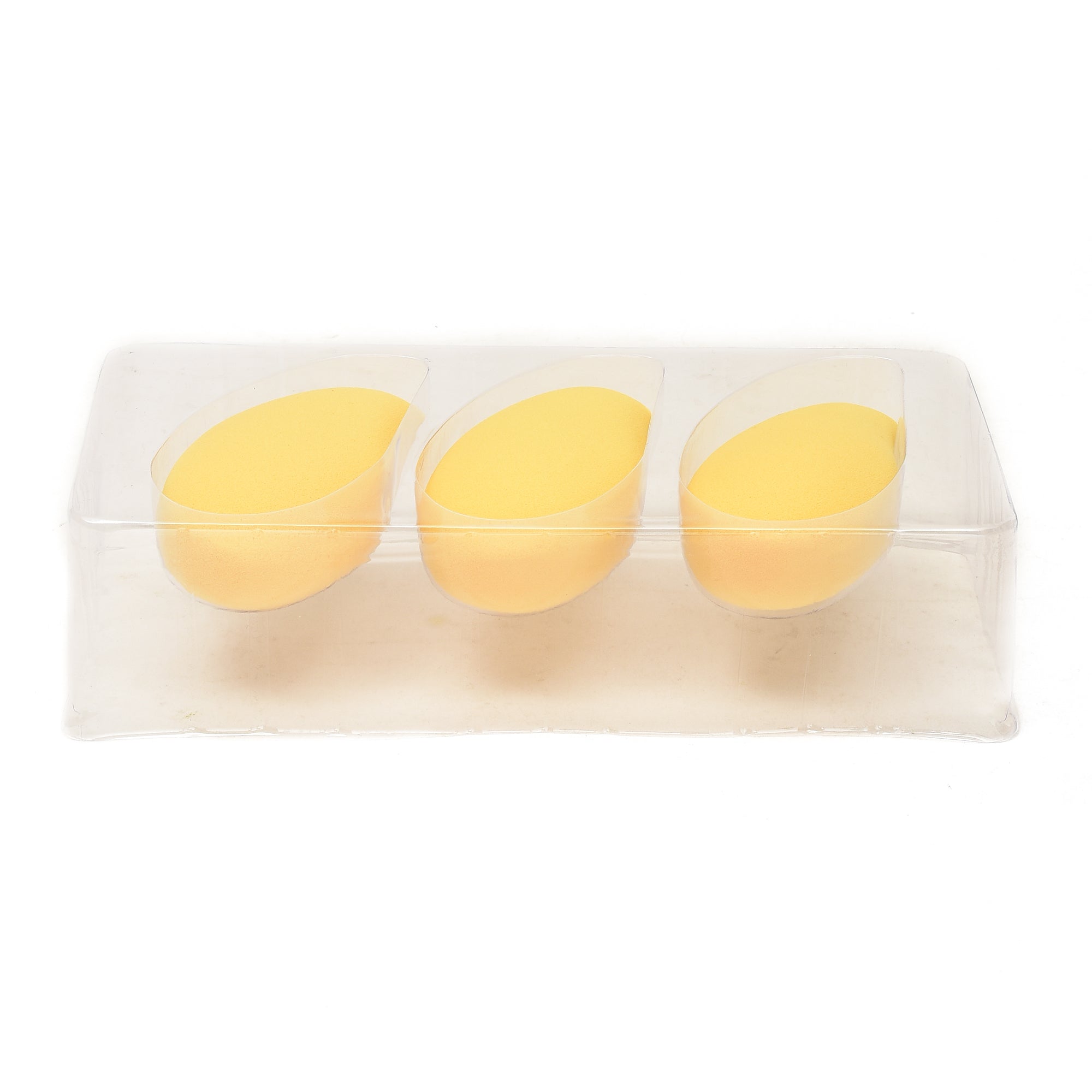 Mumuso Mango-Shaped Makeup Sponges- 3 Pack