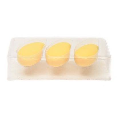 Mumuso Mango-Shaped Makeup Sponges- 3 Pack
