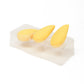 Mumuso Mango-Shaped Makeup Sponges- 3 Pack
