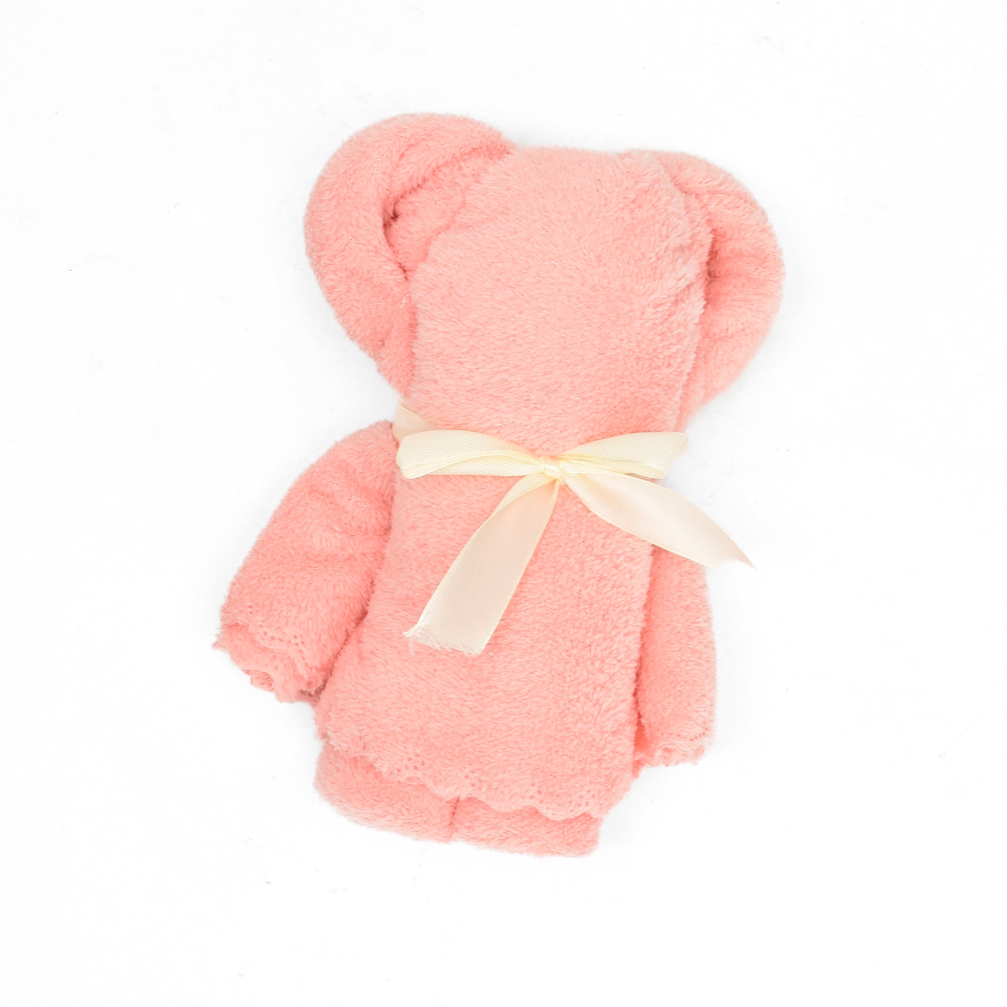 Ultra-Soft Cute Bear Towels Gift Box - Set of 3 / Pink