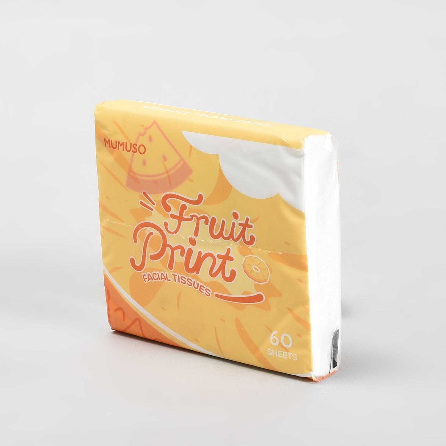 Fruit Print Facial Tissues- 60 Sheets