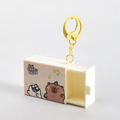 Mumuso Magic Surprise Box Capybara Keychain- Brown