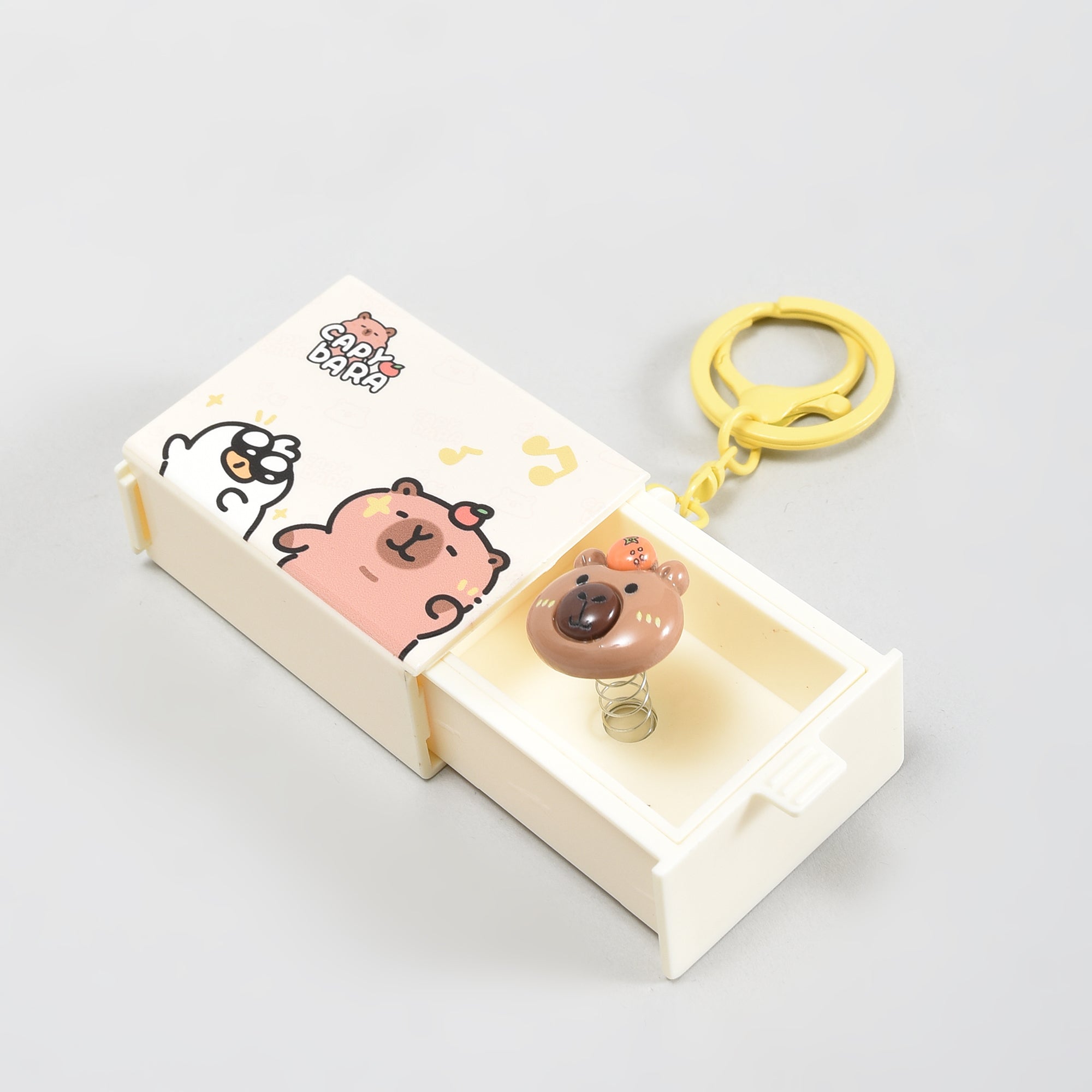 Mumuso Magic Surprise Box Capybara Keychain- Brown