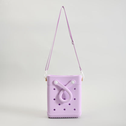 Pretty Purple Mini Tote Crossbody Bag- Summer Essential