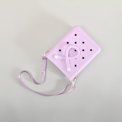 Pretty Purple Mini Tote Crossbody Bag- Summer Essential