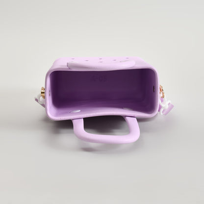 Pretty Purple Mini Tote Crossbody Bag- Summer Essential