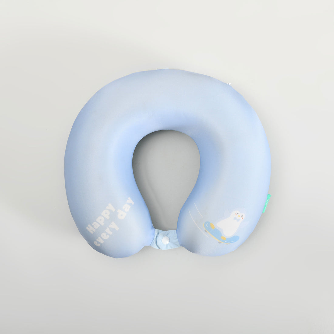 Penguin Themed Cooling Memory Foam U-Shaped Neck Pillow